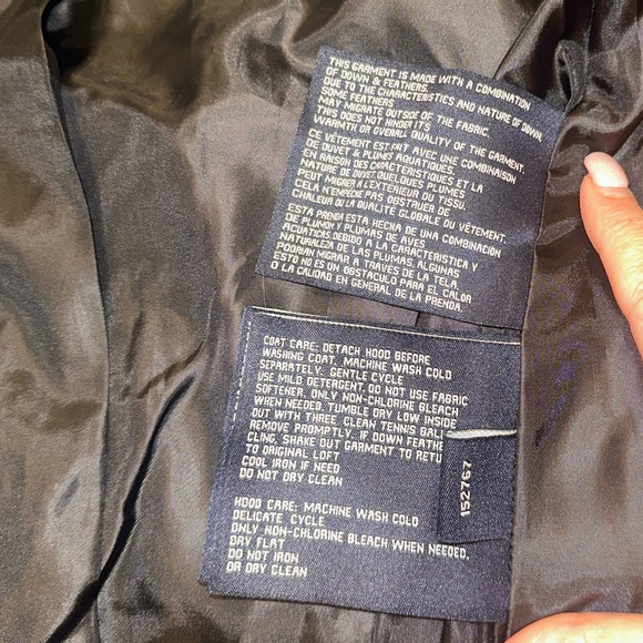 London Fog Faux Fur Hood Down Filled Coat - Picture 10 of 11